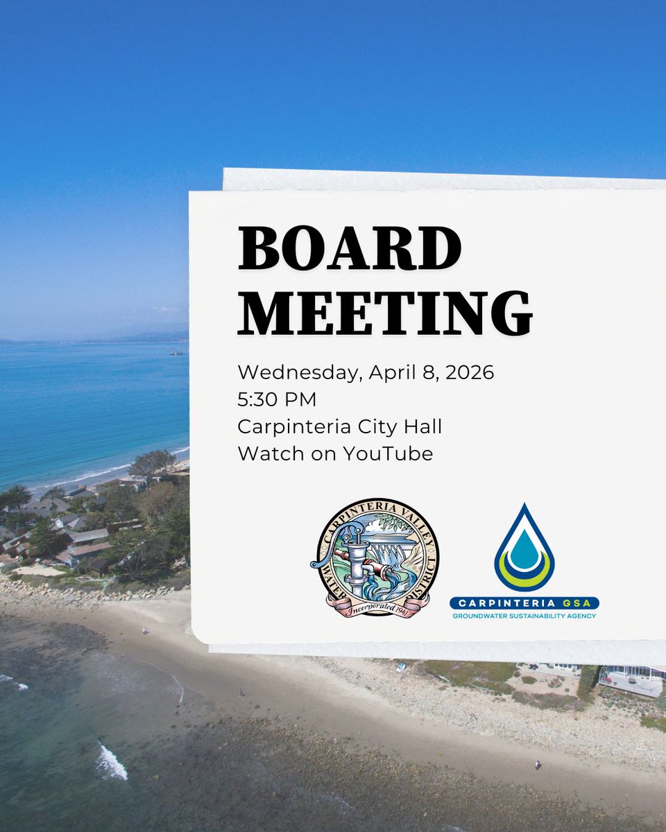 Carpinteria Valley Water District tweet media