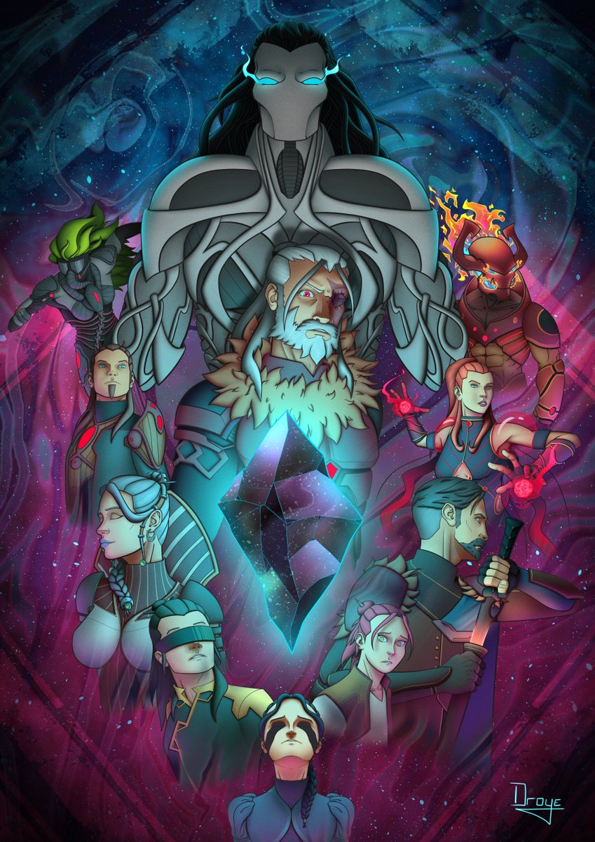 It's been a long time I've not posted...! 
But here I am with an illustration for my comics with all the characters !
Hope you enjoy !
#illustrations #digitalart #digitalartist #originalcharacters #ocart #characters #dessin #art #digitalpainting