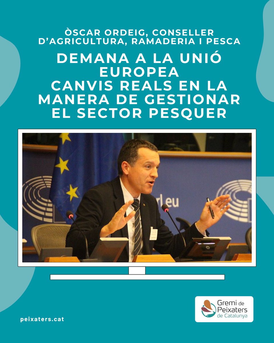 gremipeixaters's tweet image. 🌊 Crida a Europa per canviar la governança de la pesca

Òscar Ordeig demana més suport al sector, reforçar la sobirania alimentària i donar veu al territori. També alerta: el pressupost és insuficient.

👉 gremipeixaters.cat/el-conseller-o…

#sompeixaters #pesca #europa