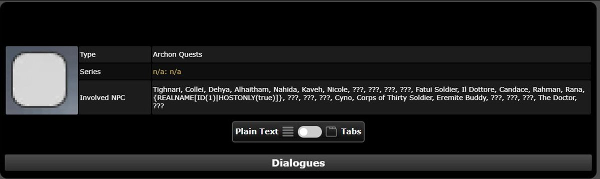 scaraarchive's tweet image. 6.6 leaks // quests wanderer is featured in!