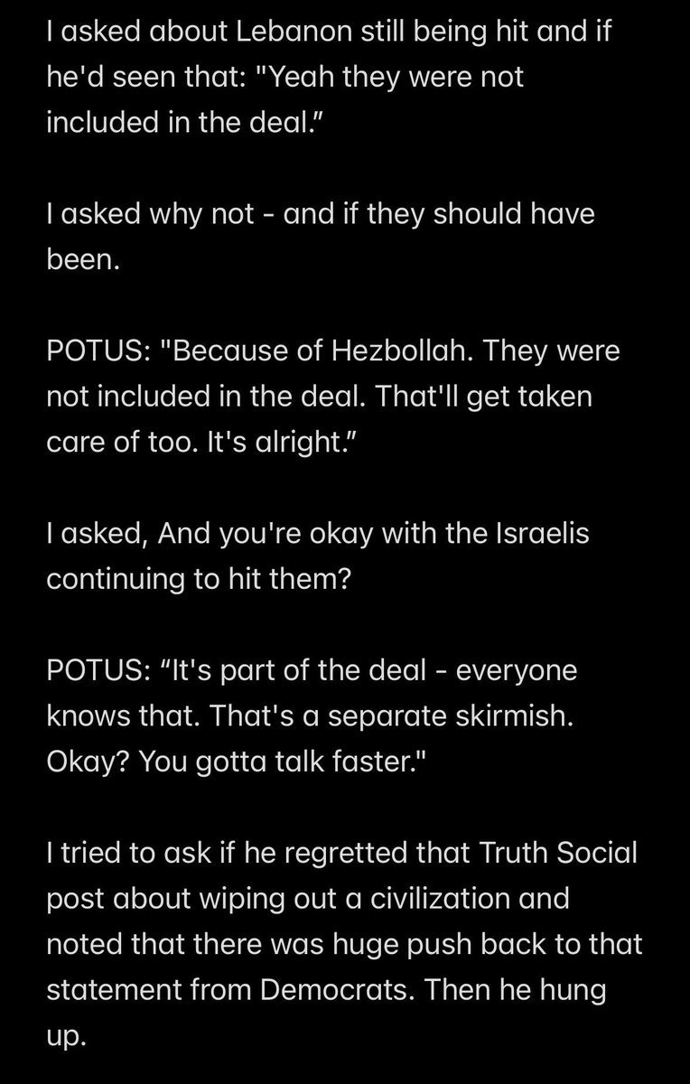 The President tweet media