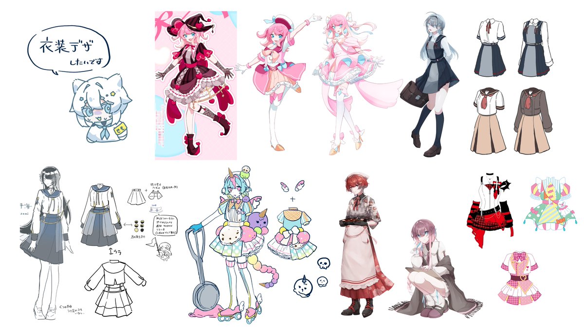 _35No's tweet photo. 衣装デザ・ちびキャラなど描きます😭よろしくお願いします🙏
https://t.co/3D4cjbfwaf #Skeb #Commission @skeb_jpより https://t.co/uaWHIt6YcQ