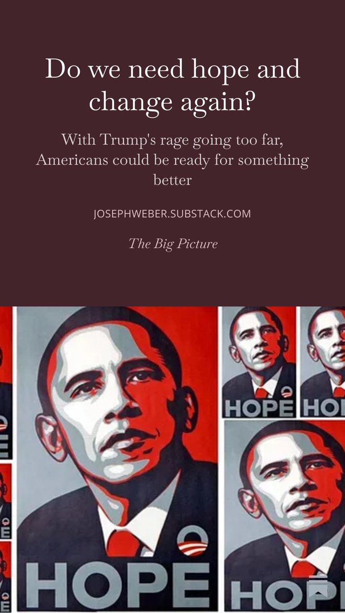 joe_weber's tweet photo. Do we need hope and change again?, by @joe_weber https://t.co/WFNKrMnpwM https://t.co/Z0vr9chdrh