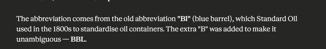 geminiapit10772's tweet photo. SAYS BLUE BBL MEANS BLUE BARRELS WHY IS IT BLACK https://t.co/D8IAJDC9mS