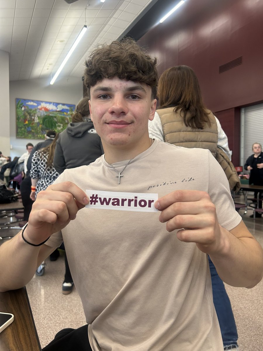 TrevorC2322's tweet photo. Proud to earn the Warrior Way award for being committed. Hard work paying off. 

#Warriorway #Recruitme https://t.co/DRhNXk4blT