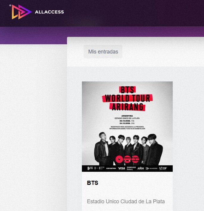 camș🪭 VERÁ A BTS EN LA PLATA tweet media