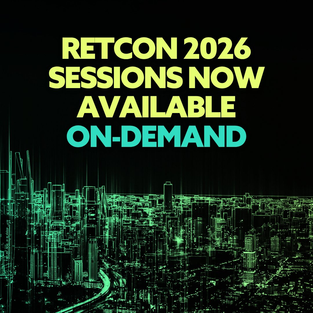 Retcon_USA's tweet photo. Still thinking about the conversations from RETCON 2026? 

The good news is, now you don’t have to miss a thing. 

Your favorite sessions are now available on-demand, so you can revisit the insights and catch the panels you couldn’t make

Sessions: https://t.co/AwJgi5Nv74 https://t.co/Syk7ogqWDW