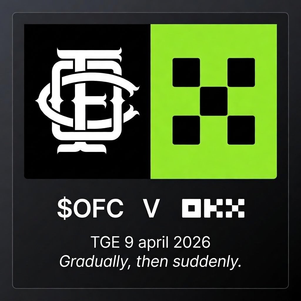 malmaxpro24's tweet photo. $OFC Listing News: 3

✅​OKX Wallet is officially confirmed for its Claims on OKX wallet ( @wallet)
✅Claims go live on April 9, 10 AM UTC.
Gradually, then suddenly.
@ofc_the_club @okx https://t.co/Tz92kKveGa