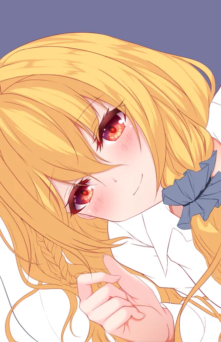 バナー用のイラスト塗り途中
