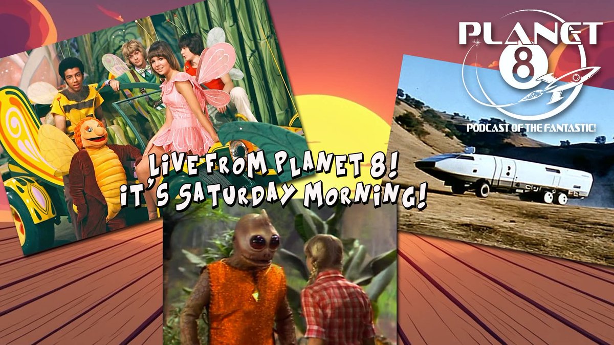 LarryFrmPlanet8's tweet photo. Live from planet 8, it’s Saturday morning live! This go round your @Planet8Cast crew talks all about live action Saturday morning shows! Watch our podcast over on our YouTube channel, be sure to like, subscribe, comment and share with your friends. 
 https://t.co/YrzAD1dQmi https://t.co/WjqgG4ClLq