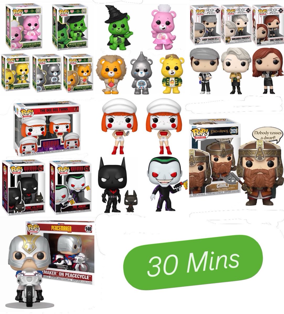 FunkoPOPsNews's tweet image. Stay tuned! Today’s Funko POP! Drops are going live at the links below .. in 30 Mins!

   EE ~ fnkpp.com/EE
   Amzn ~ fnkpp.com/AmN
   FS ~ fnkpp.com/FS

#Ad #CareBears #Batman #FunkoPOPNews #Funko #FunkoPOP