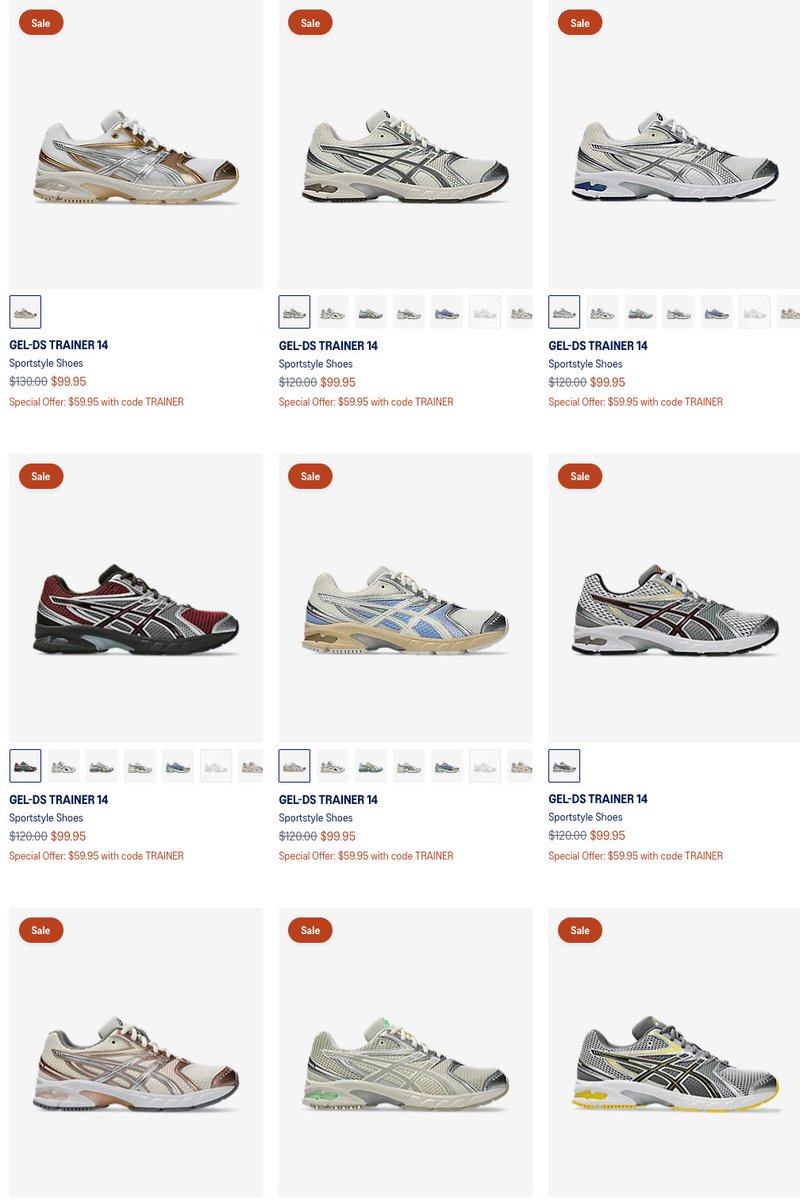 JustFreshKicks's tweet image. Over 50% OFF the ASICS Gel-DS Trainer 14 w/ code TRAINER

howl.link/jzhmkelnwh6mg