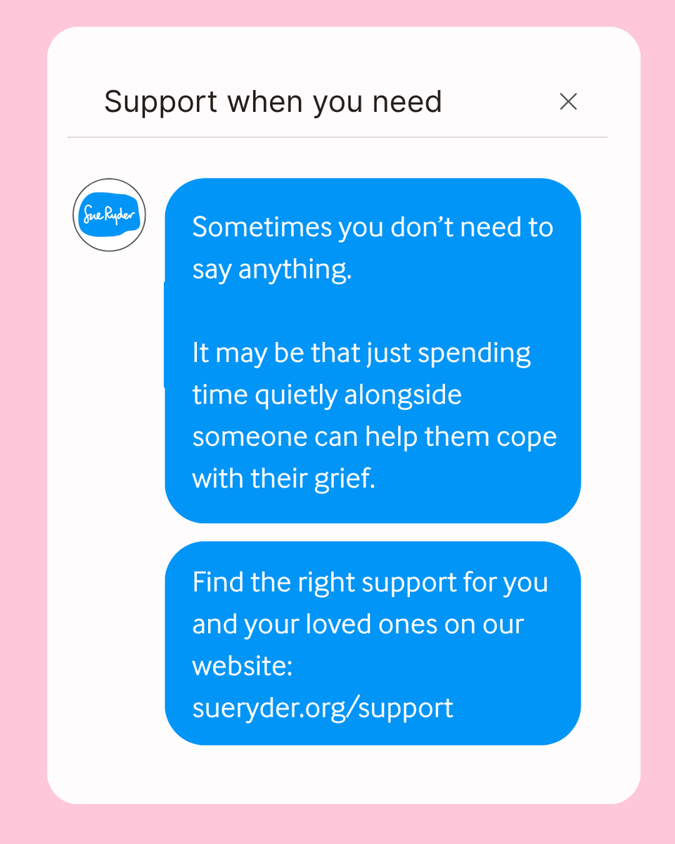 Sue Ryder tweet media