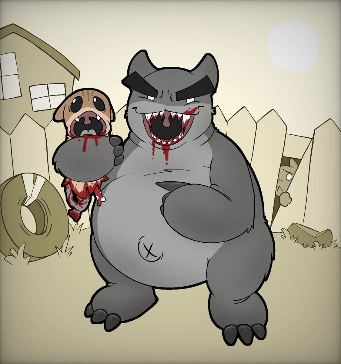 RayXCat's tweet photo. didnt realize the deadline was so soon augh !! made this as fast as i could !!!

@edmundmcmillen @TheMaestroTeam #MerchgenicsContest #mewgenics #guillotina https://t.co/ZfHL3qOcR5