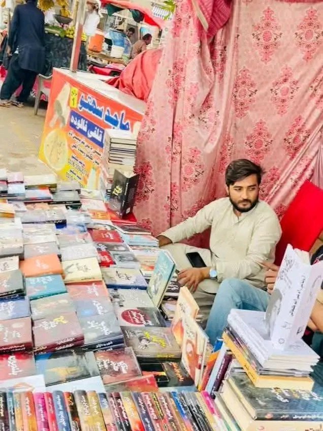 No one should disappear for setting up book stalls. Free Ali Muhammad Jogi. #ReleaseAliMuhammadJogi
<a href="/A4293Aajiz/">Ghani Aajiz</a> 
<a href="/AakashSindhi7/">pardeep Sindhi</a> 
<a href="/FaqeerGMLaghar1/">Faqeer gm</a> 
<a href="/jaanzaiu/">طاهر سنڌي</a> 
<a href="/kamran60599290/">Jatoi Kamran</a> 
<a href="/JoyoSuhini/">Joyo Suhini</a> 
<a href="/sarangjoyo/">Sarang Joyo</a>