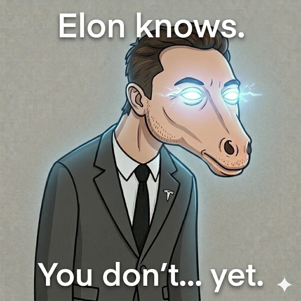 Elon Horse Face tweet media