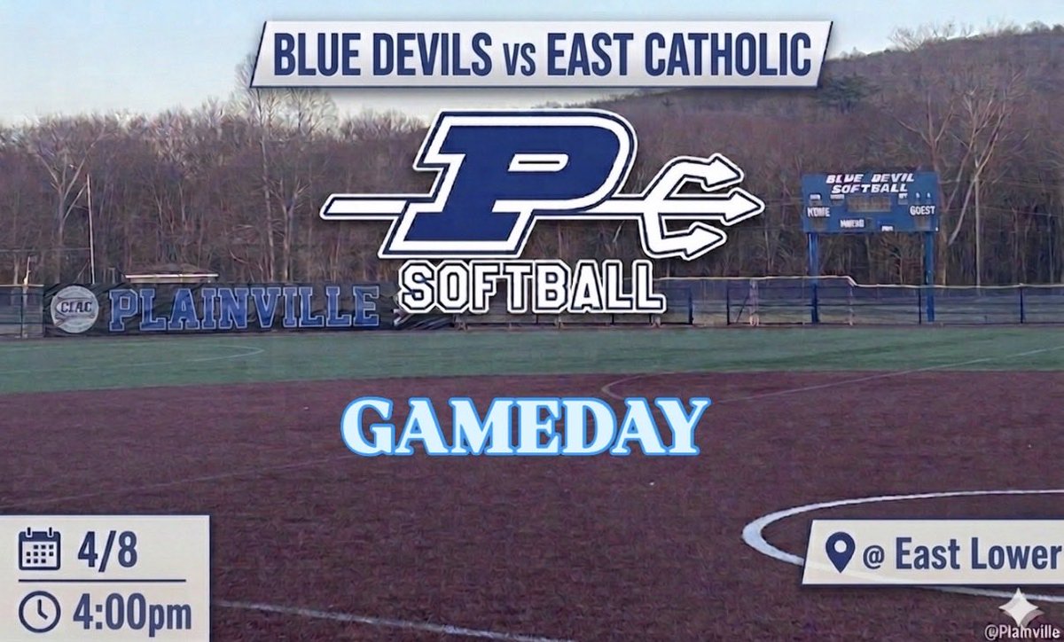 PLVBlueDevilsSB's tweet photo. Game Day!!!  
⏰ 4:00 PM 
📍@ East Catholic High School
@PLVBlueDevils https://t.co/cbdY5z6VIT