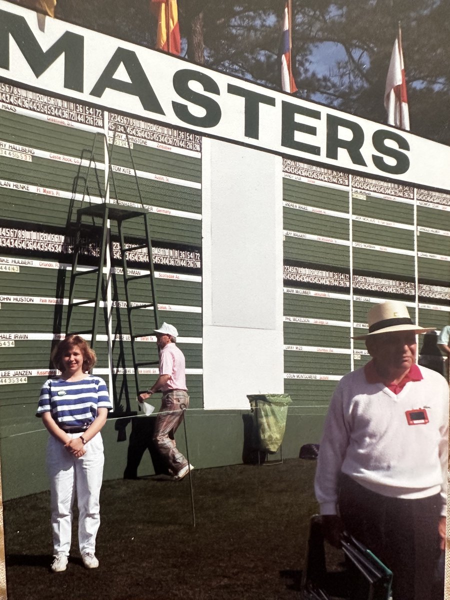 Wow. 32 years ago. I covered golf for the Kansas City Star at the time, and what strikes me most is how they did media credentials back then, your name typed out and your tiny ‘working press’ badge pinned to your shirt!