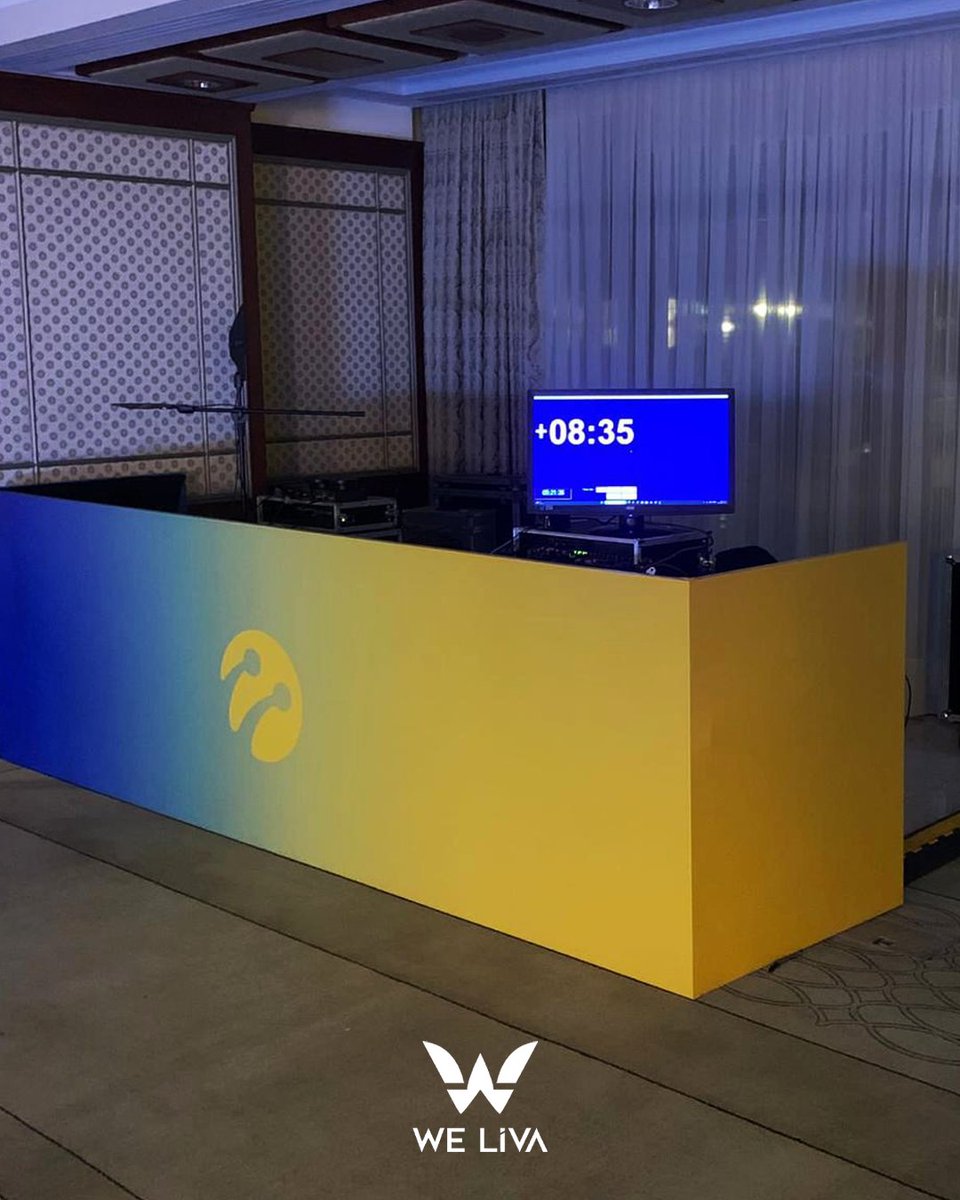 welivatr's tweet image. Kurgu, üretim ve sahne… Hepsi tek elde.

Hayata geçirdiğimiz bu projede;
sahne tasarımından, ses sistemlerine, led ekran kurgusuna,
karşılama alanlarından teknik altyapıya kadar
tüm süreci uçtan uca yönettik.

#eventproduction #stagedesign #brandexperience #eventsetup