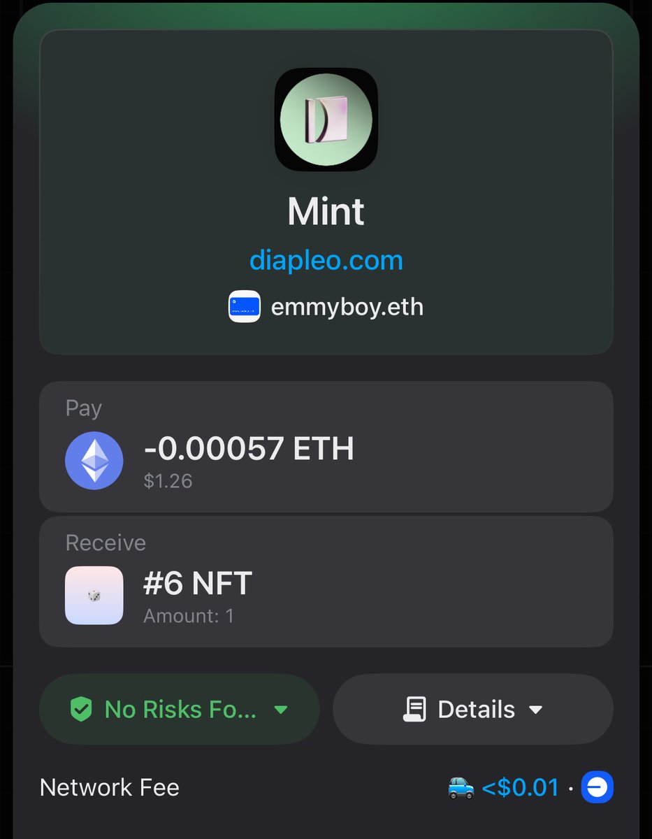 emmyb0y's tweet photo. — over $4.67B was drained from Defi in 2024, and this was due to the fact that there was too much noise and signals Onchain and even the littlest loophole caused a massive breach and drain.

today @diapleo is live and aims to fix that. a risk measure and level of vulnerability from as basic as your EOA wallet to even as complex as fully launched and audited Defi products/projects. 

with this, you’ll always be in the know of the risks you’re exposed to interacting with a particular project and even with that wallet you’re using to interact.

waitlist is live for terminal access and you can be a part of this early alpha

1. Join waitlist here by scanning your wallet: https://t.co/rPNzB69sII
2. Proceed to connect your discord and be amongst the first OGs to join the diapleo discord, verify your discord and X for (25 + 50) that’s 75 points total. 
3. mint a terminal pass for 1.75$ on SOL/BASE for full access to getting the best out of using @diapleo for 100 points 

the higher your points the better your position on the leaderboard

enjoy risk free Defi navigation with @diapleo either as an individual and as an organization. this is still very early and there’s so much updates to come.