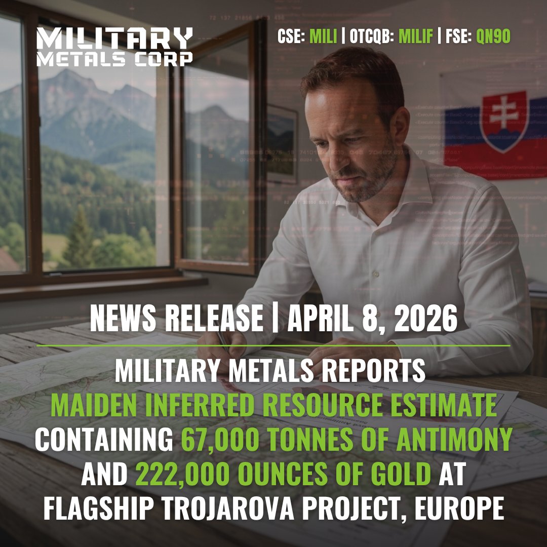 Military Metals Corp tweet media