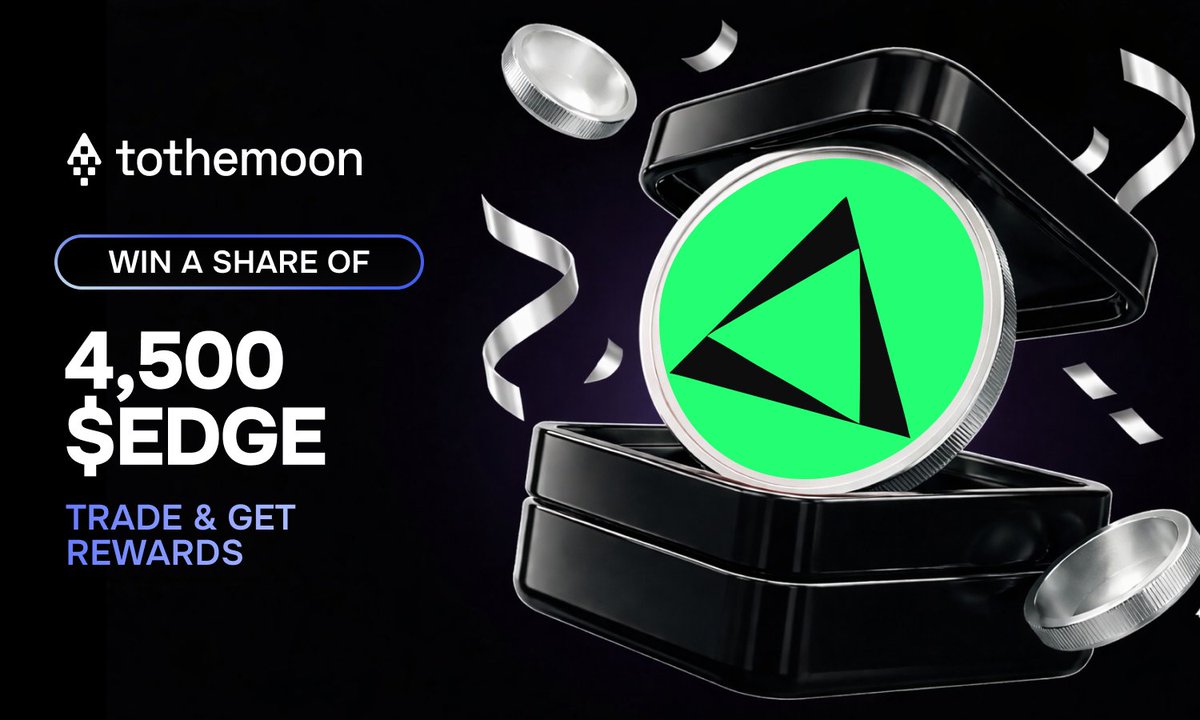 2themoon_global's tweet image. 🎁 $EDGE Airdrop is now live: 4,500 $EDGE up for grabs

👉 Join here: go.tothemoon.com/airdrop_EDGE 
👀 Follow: @2themoon_global 
❤️ RT + LIKE this post 

Complete the campaign tasks on #Tothemoon and get a chance to claim your share of the 4,500 $EDGE reward pool.