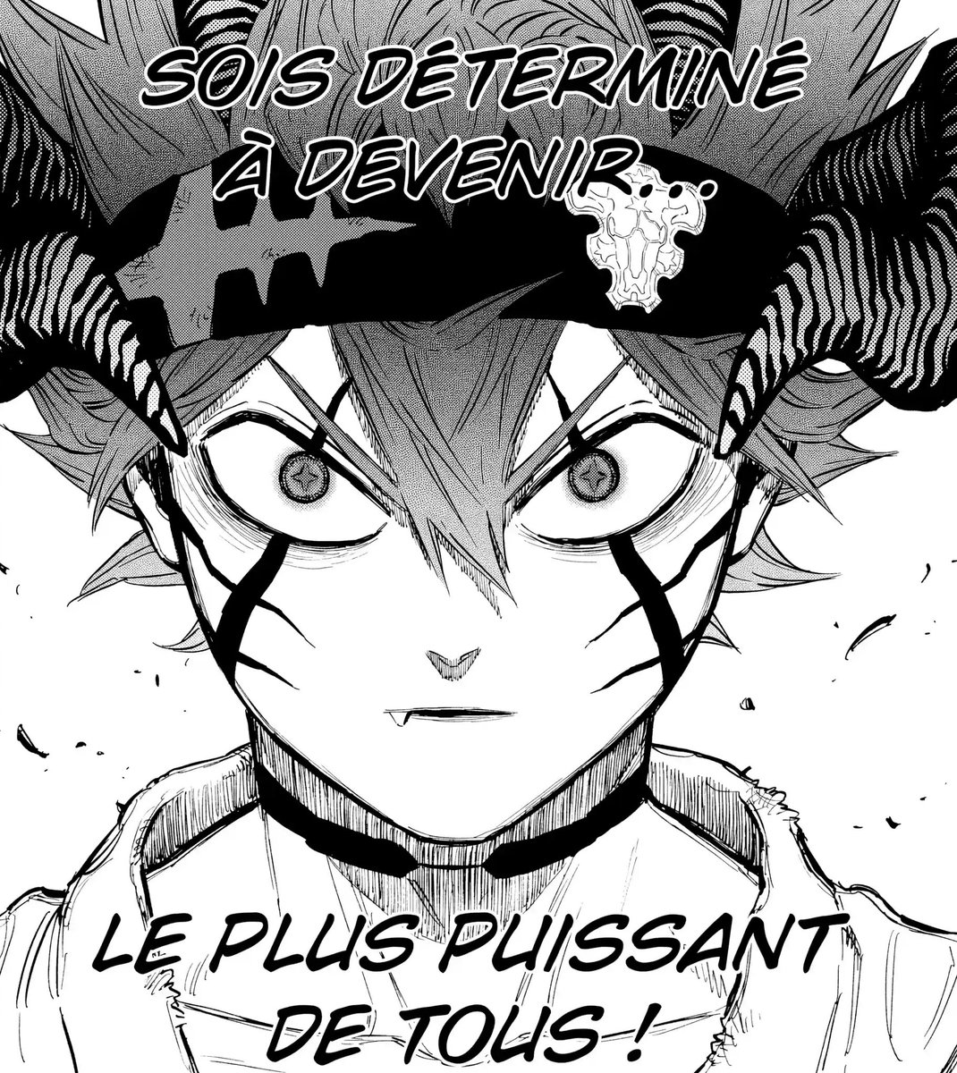 BCloverActuFR's tweet photo. Mais cet arc met également en scène Asta au sommet de sa force mentale. Et remarquez la façon dont Yuno est représenté cette fois-ci, de l’autre coté. Il est à la fois la plus grande faiblesse d’Asta et sa plus grande source de force. #BlackClover https://t.co/ZdjKlbCvft