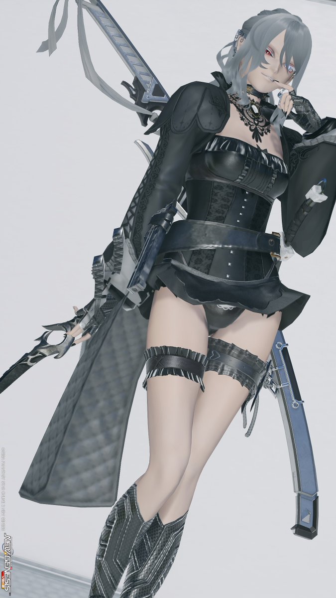 メルレットカリーナのOuが中々いいですねぇ～！ゴシックなBaと組み合わせるとこれまた実に良い物になりますよぉ～！
#PSO2NGS #PSO2NGS_SS