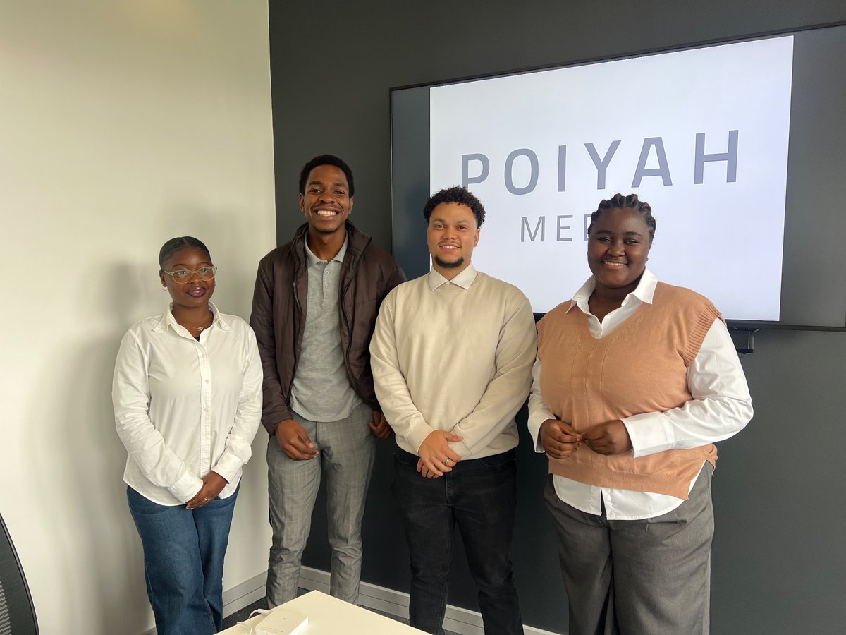 PoiyahMedia's tweet photo. Today, we shared insights on B2B Value Co-Creation, relationship strategy, and ethical selling with Curtis Feris and Letta Shilongo. Empowering the next generation is at our core.

#PoiyahMedia #Mentorship #B2B https://t.co/W9dyH0I46g