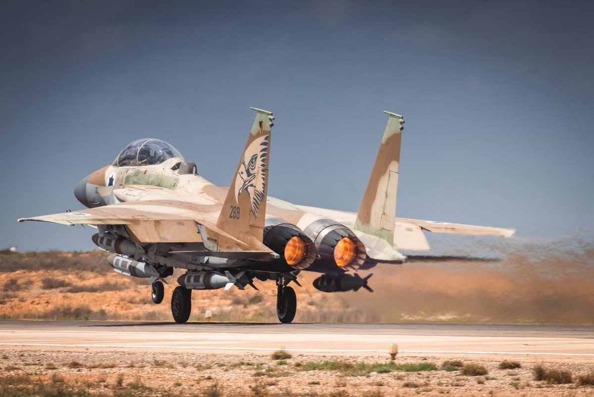 manniefabian's tweet image. The Israeli Air Force publishes footage of fighter jets heading out to carry out a major wave of airstrikes against Hezbollah in Lebanon earlier today.