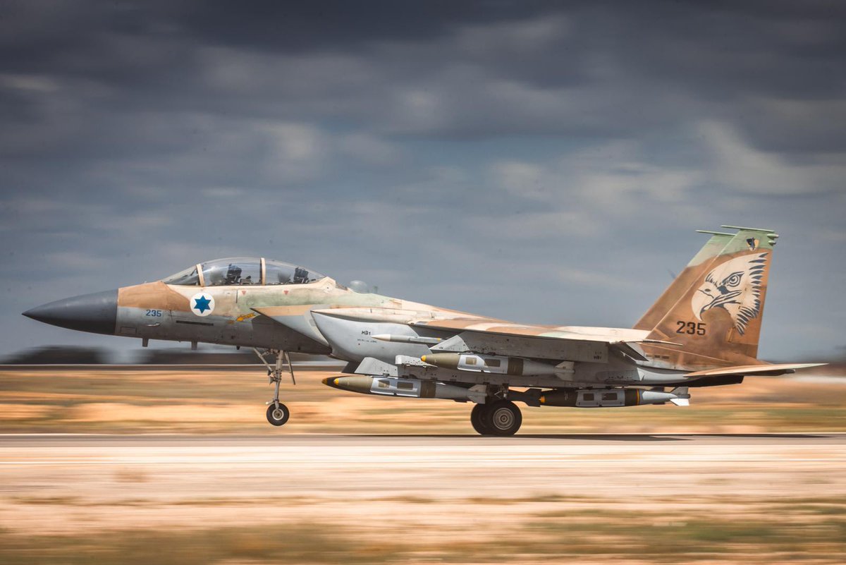manniefabian's tweet image. The Israeli Air Force publishes footage of fighter jets heading out to carry out a major wave of airstrikes against Hezbollah in Lebanon earlier today.