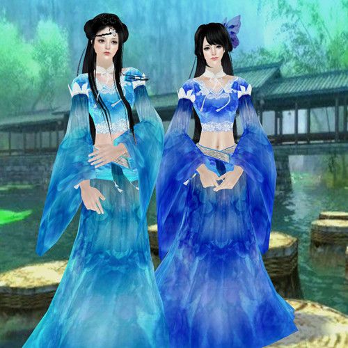 fashionpixie_'s tweet image. new vibe: old and unarchived sims2 chinese cc