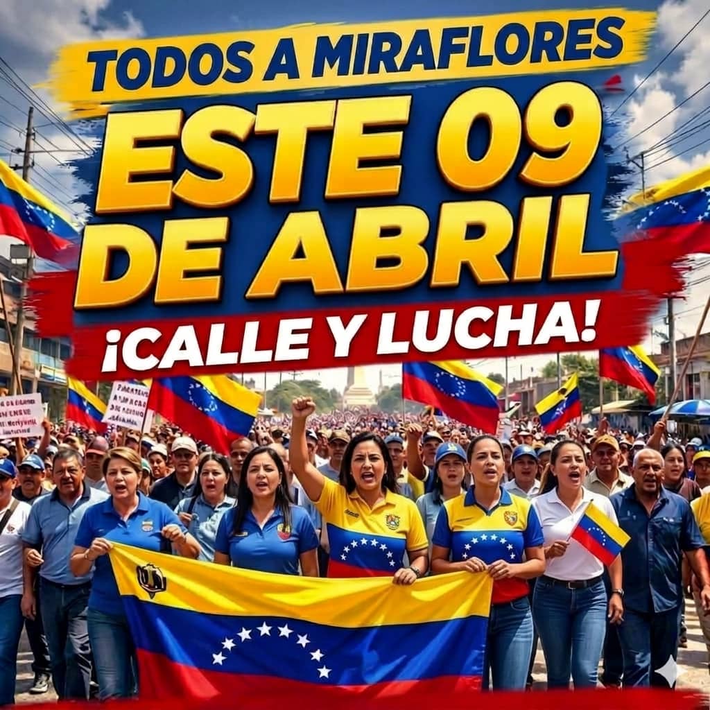 Estamos listos para movilizarnos mañana #09Abril Únete, comparte somos mayoría.  Merecemos una mejor calidad de vida, aquí y ahora!!