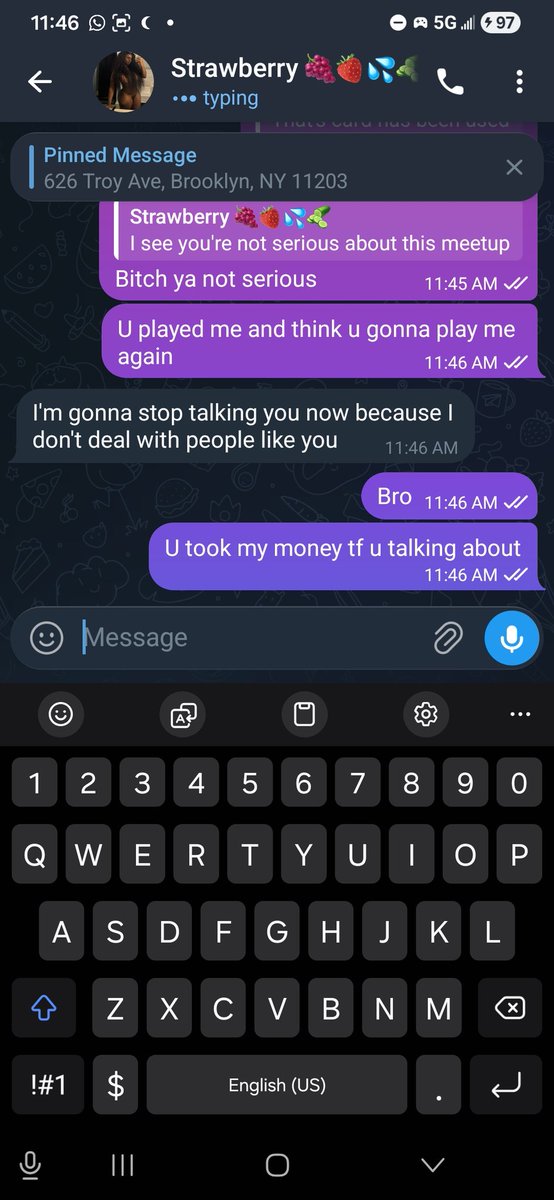 DrighteousBBC_'s tweet photo. No one every in life try buying pussy she a scam talking about 20 to fuck but now want 25 for her gas and not coming cause she took my 20 and did sum funny shit whore how u some one mom stealing 20 from a 25 yeah old https://t.co/kLMypFKhiP