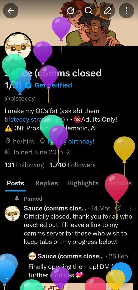 Sauce (comms closed 1/3) tweet media