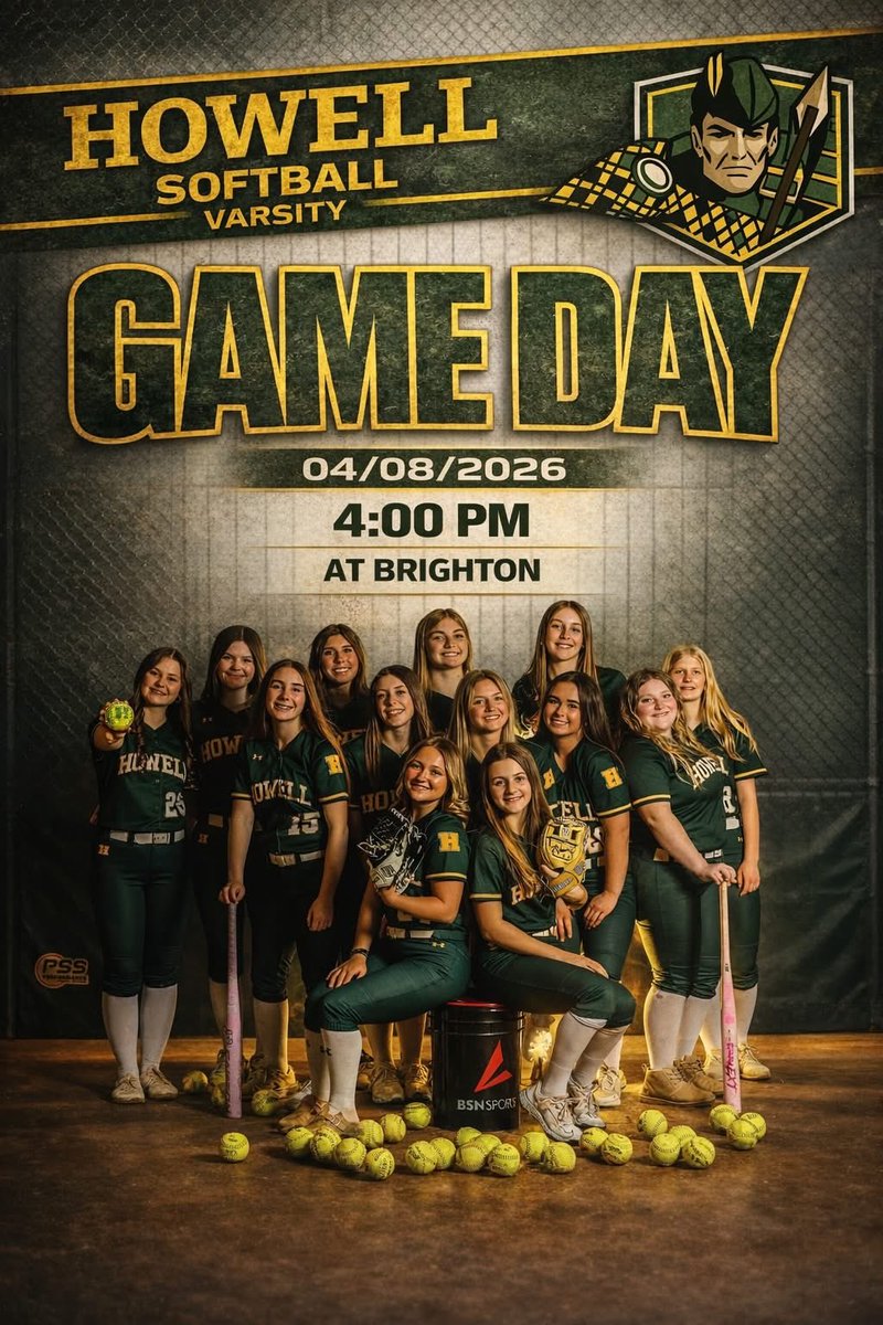 howellsoftball_'s tweet photo. 🥎 Game Day 🥎

It’s Howell vs. Brighton tonight… you already know this one means a little more.

Varsity is on the road, JV is home — first pitch at 4.

The girls have been grinding, and they’re ready to show it. Now we just need our people behind us. https://t.co/vMGVyTp0KB