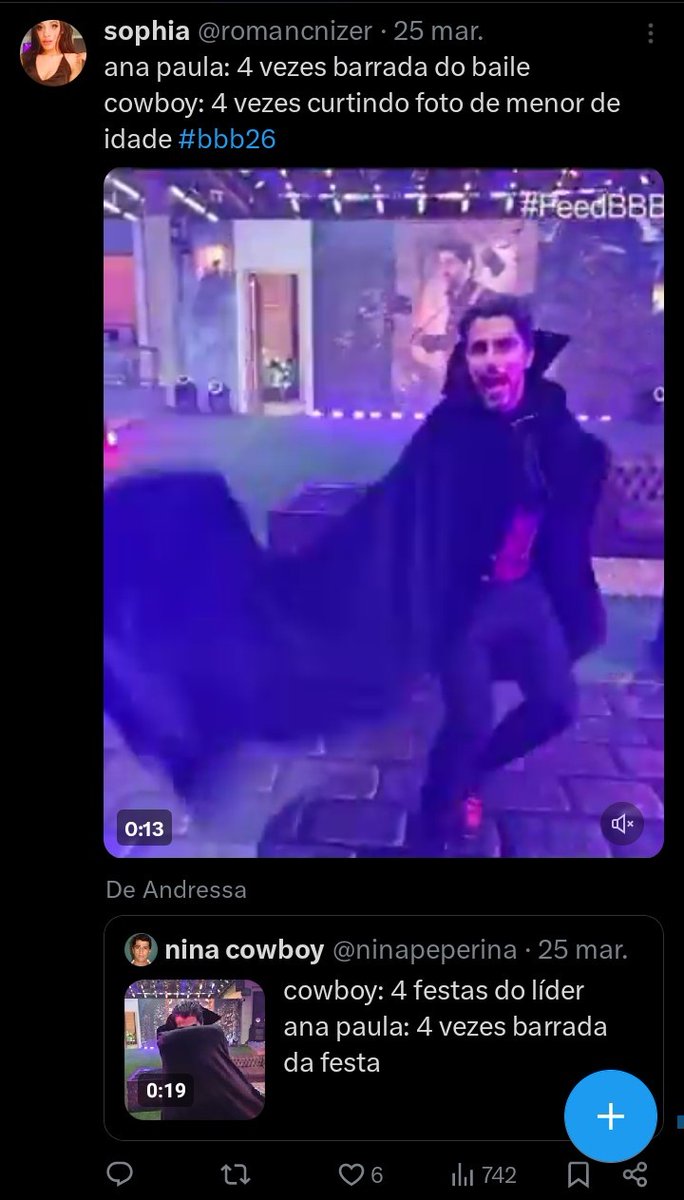 romancnizer's tweet photo. @thkalinda @centralreality eu torcia pra ela minha filha kk a diferença é que e não sou fã e nem doente da cabeça c esse fanatismo vergonhoso, ao longo da edição comecei a gostar da milena e hoje n torço mais pra ana pq tô vendo a edição c os olhos abertos e n tô cego q nem vcs https://t.co/4i17iRSqjA