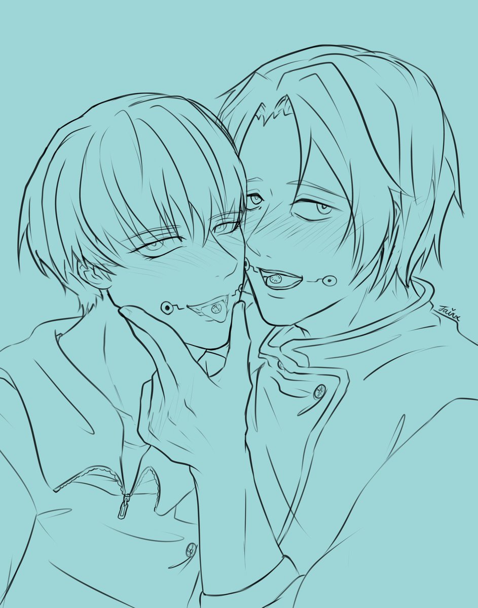 Today's doodle
#inuokko #ottoge #乙棘