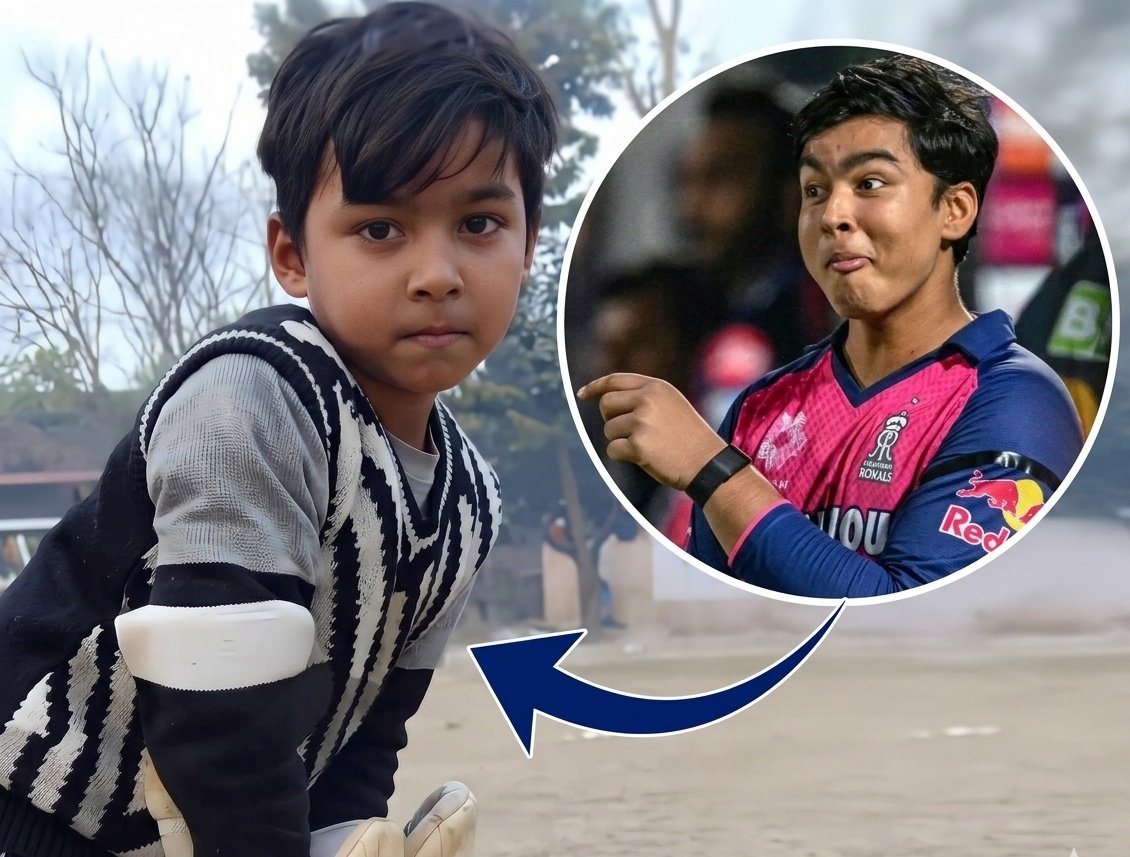 All pics of Vaibhav Suryavanshi from 2018 to 2026 A Thread 🧵 Year - 2018 Age - 7