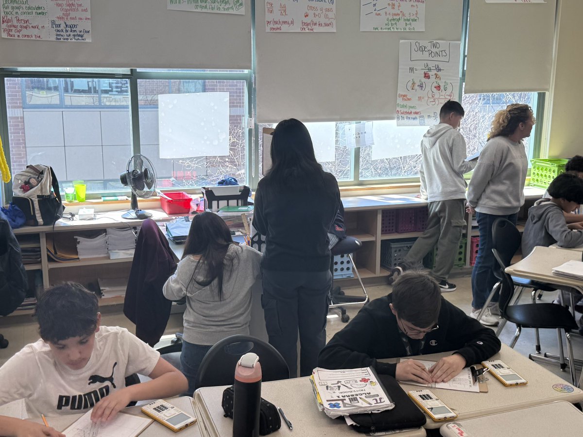 Peekskill_STEAM's tweet photo. Check out the collaboration as @SilvermanPKMS’s students work together on their scavenger hunt to solve systems of inequalities, demonstrating teamwork, critical thinking, and mathematical reasoning. @PeekskillCSD 
@KernMojica1 @budhaiseudes @Pagan_Sepu03 #keepingthepromise https://t.co/XDp9Y96lxT