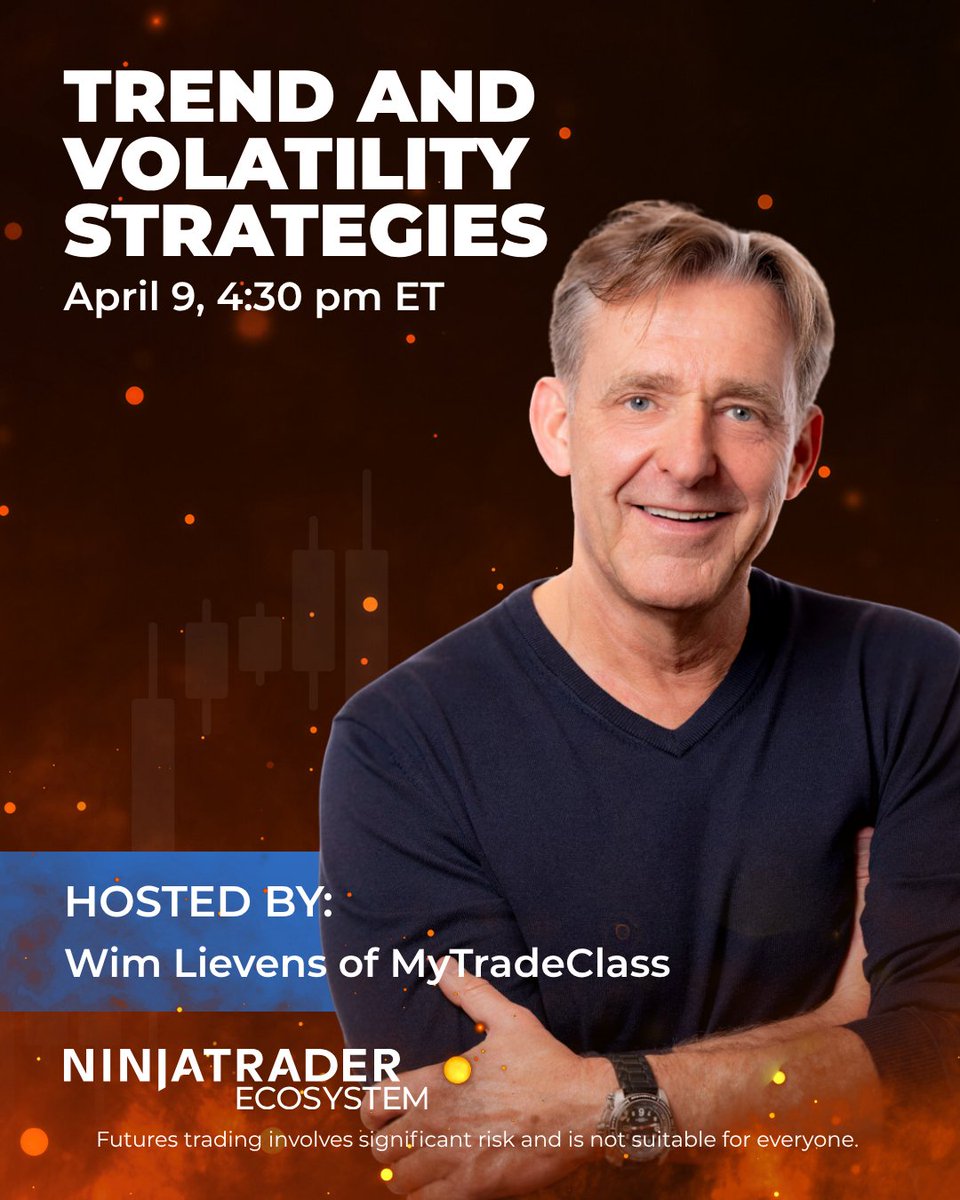 NTEcosystem's tweet photo. Join Wim Lievens of MyTradeClass for a live breakdown of how to apply trading theory in real time. Learn his price-volume approach, powered by WL Bars and a structured trading protocol—focused on real-market execution, not lagging indicators.

Discover how to analyze momentum shifts, reversals, breakouts, and more using disciplined trade selection and money management. Save your spot: https://t.co/gR2kLhq72E