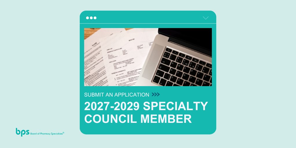 BPSweb's tweet image. Deadline Extended! #BPS has extended the deadline for pharmacists interested in serving on the BCNSP or BCTXP specialty councils. Applications are due April 30 by 5:00pm ET.

Read more: bpsweb.org/2026/02/03/bps…