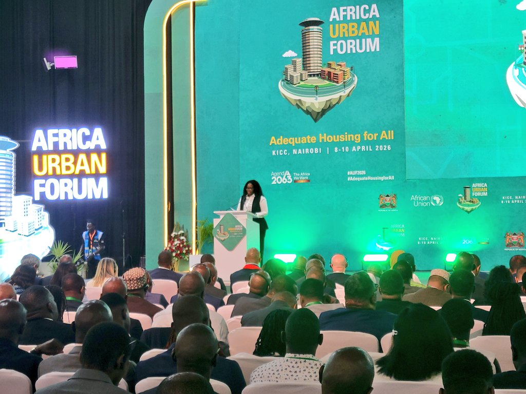 AUC_PAPS's tweet photo. “Africa’s urban transition is no longer a future scenario – it is a political reality that requires leadership, vision and decisive action. To the African Union Commission, housing is not only about shelter; it is about dignity, equity and stability. Africa’s cities are increasingly becoming the frontline of governance and conflict prevention" 

— Ms. @PatienceChirad3 , Director for Governance & Conflict Prevention, delivering remarks on behalf of H.E. Amb. @Bankole_Adeoye, the African Union Commissioner for @AUC_PAPS.

Powerful words at the #AUF2 Welcome Session.

#AdequateHousingForAll #Agenda2063

@_AfricanUnion @2ndauf @UNHABITAT