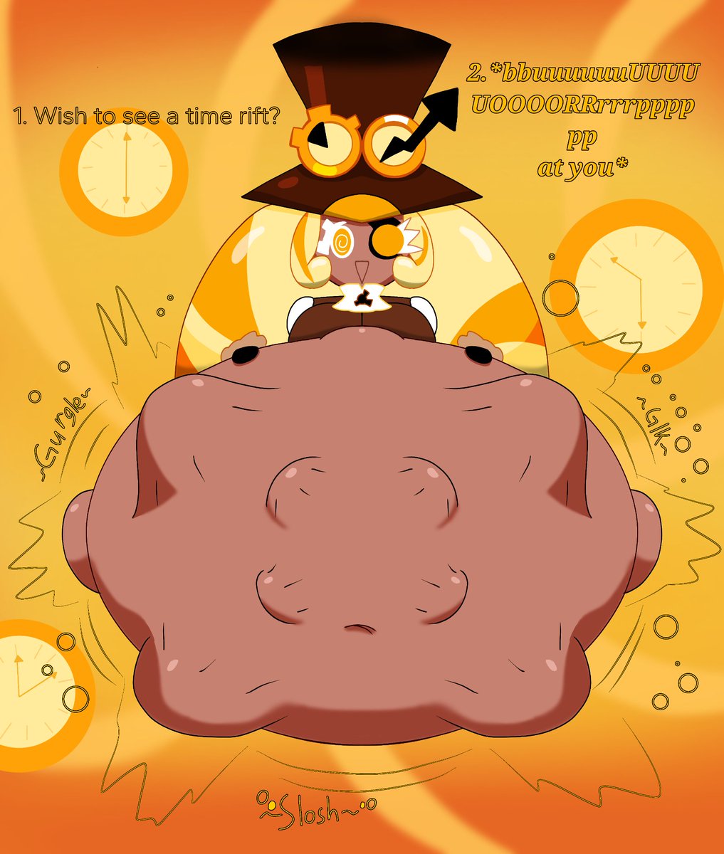 DominatorSturm's tweet photo. Cw // Vore (Reuploaded)    

 Timekeeper cookie
(Horrible art i draw btw)

#vore https://t.co/NMXxY9Gnaa