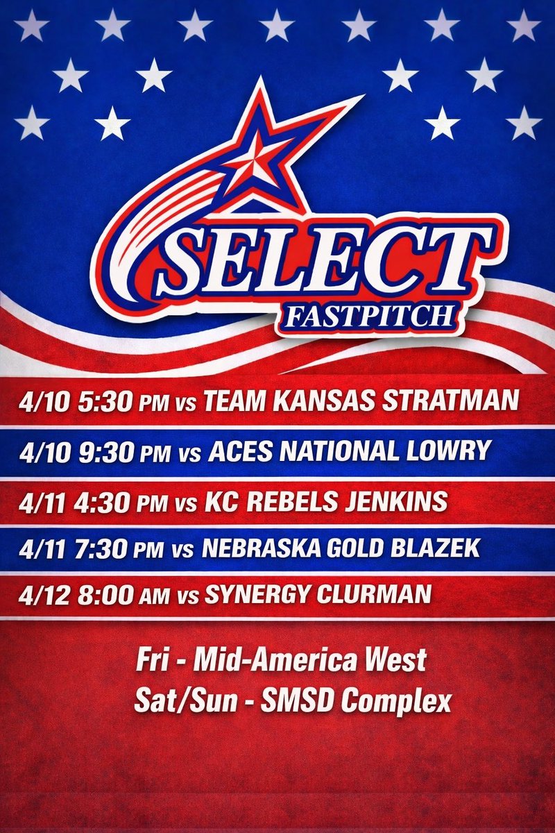Locked in for <a href="/USSSA/">USSSA</a> Six in the Spring this weekend! These ball players are pumped to get back on the diamond. Let’s gooo! #selectlife #bettertogether