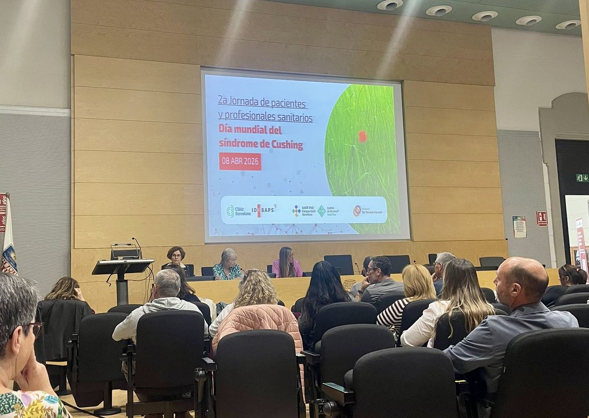 JTorrentFarnell's tweet photo. Arrancamos la #JornadaSindromeDeCushing poniendo el foco en una atención más coordinada, humana y multidisciplinar. Gracias a Dr. @iIbernabeuM Dra. Susan Webb, Dra.  Felicia Hanzu junto a Iolanda Arbiol por abrir este espacio de encuentro.  @IBernabeuM @sociedadSEEN https://t.co/xKSmeZN2kh