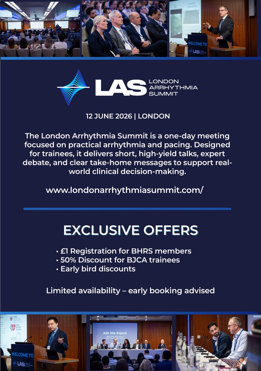London Arrhythmia Summit 2026 tweet media