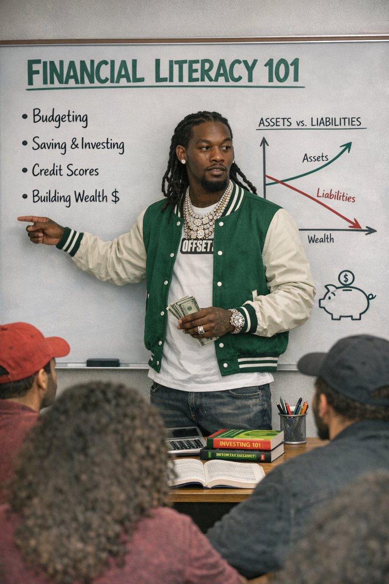 ReddJx's tweet photo. Just Signed Up For Offsets Financial Literacy Classes https://t.co/pZEAmpKNRh