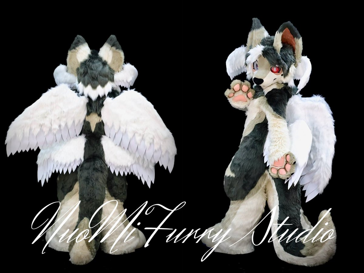 NuoMifurry's tweet photo. The order is completed ✅

Wolf dog with six wings🩸 https://t.co/gqajiNA1Ow