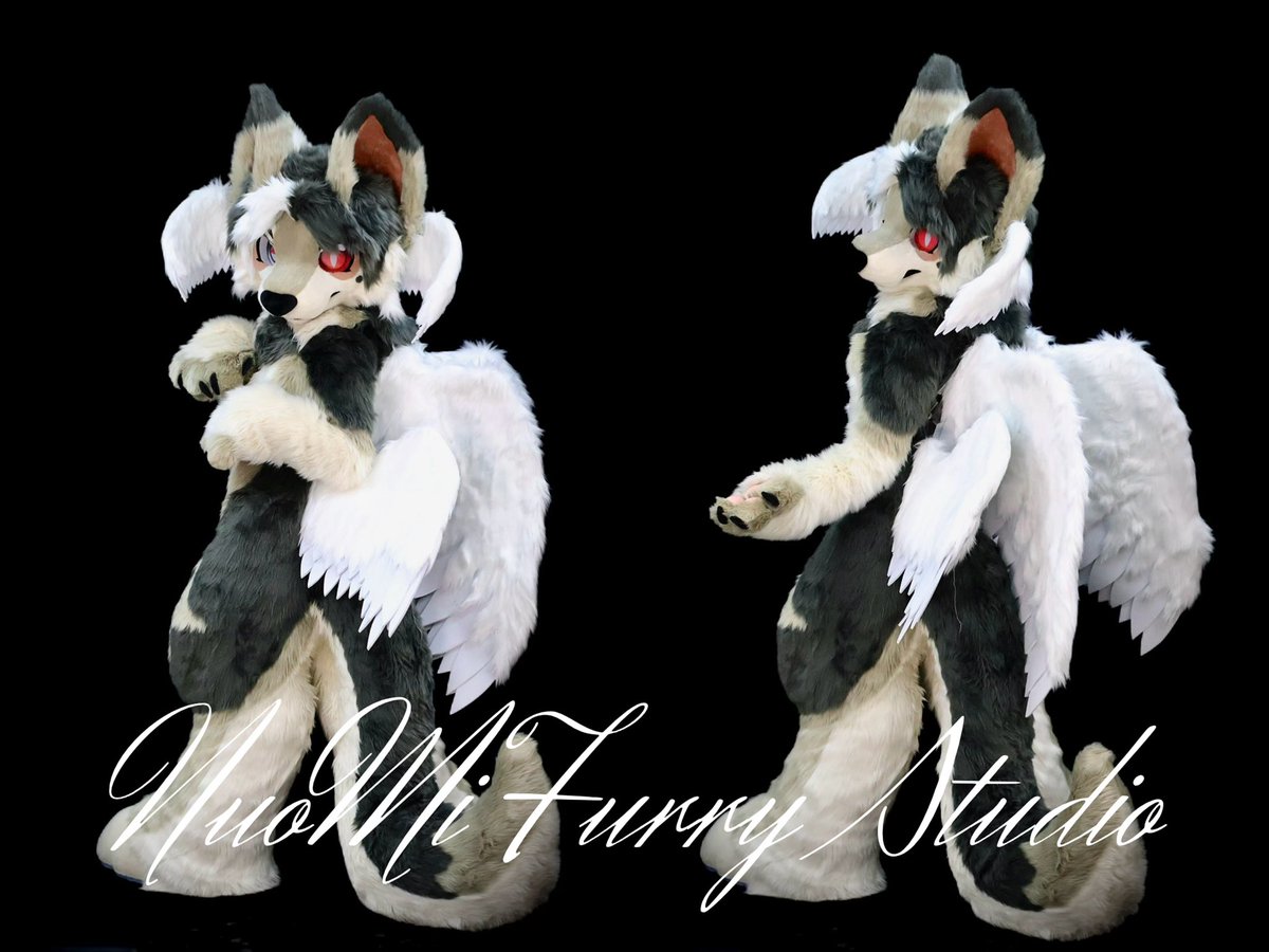 NuoMifurry's tweet photo. The order is completed ✅

Wolf dog with six wings🩸 https://t.co/gqajiNA1Ow